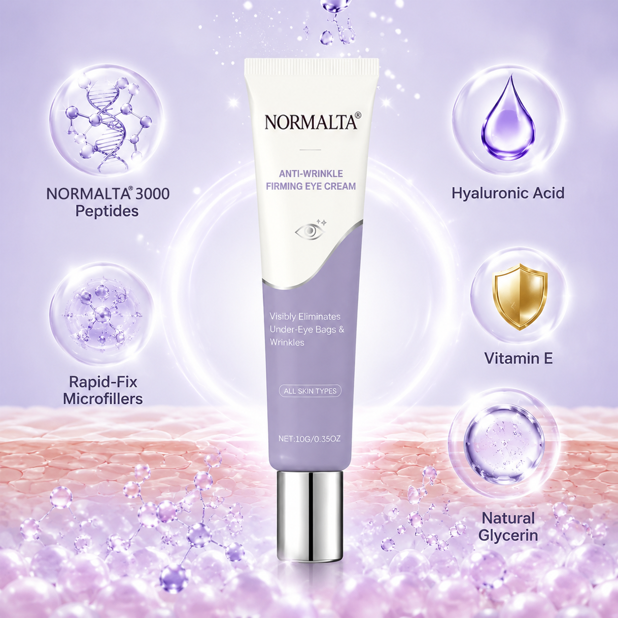 NORMALTA® Instant Face Temporary Tightener – Instant visible results in 30 seconds