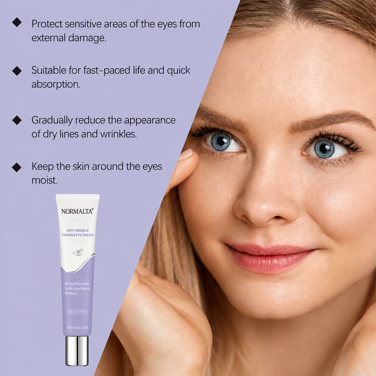 NORMALTA® Instant Face Temporary Tightener – Instant visible results in 30 seconds