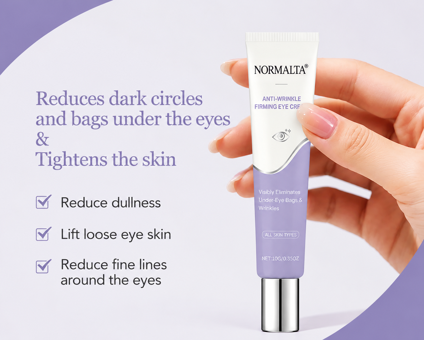 NORMALTA® Instant Face Temporary Tightener – Instant visible results in 30 seconds